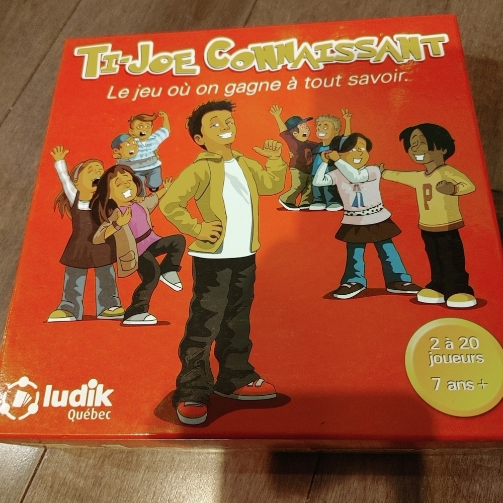Ti-Joe Connaissant board Game 7+ years Jeu en Français
